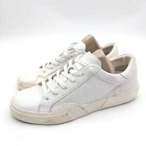 Dolce Vita Zina Lace Up Sneaker Shoes Round Toe Women's White Size US8.5 EU39